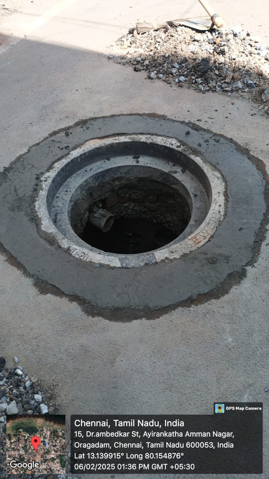 Manhole installation